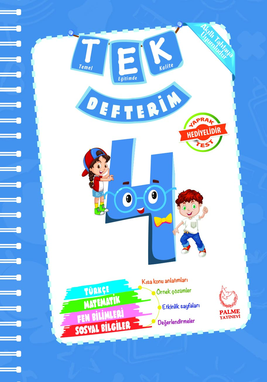 4. Sınıf Tek Defterim kapak görseli